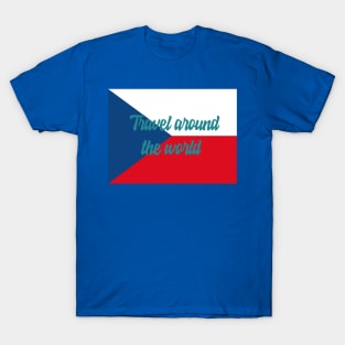 Travel Around the World - Czech Republic T-Shirt